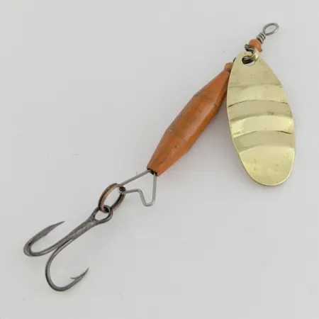 Vintage Abu Garcia Reflex Spinner, Brass/Red, 1/4 oz (7g), #24456
