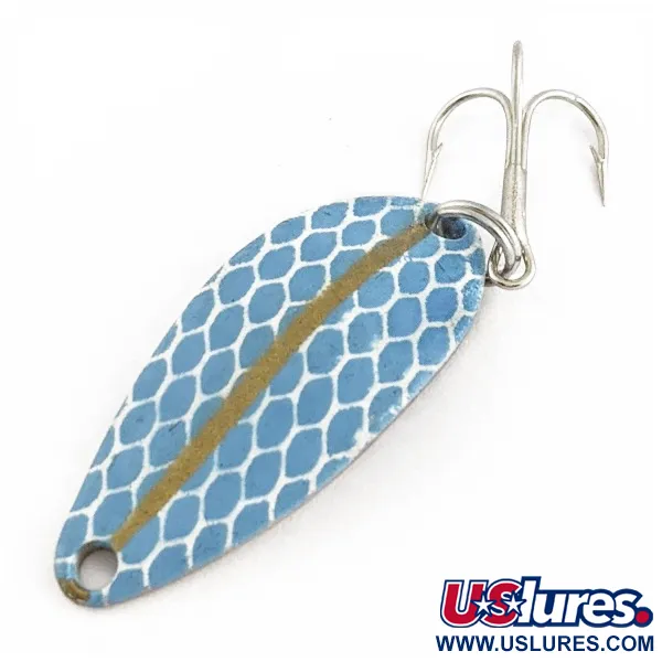 Seneca Little Cleo Spoon, Nickel/Blue Scale, 3/16 oz (5 g), #24457