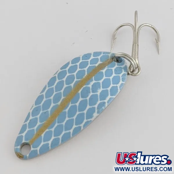 Seneca Little Cleo Spoon, Nickel/Blue Scale, 3/16 oz (5 g), #24457