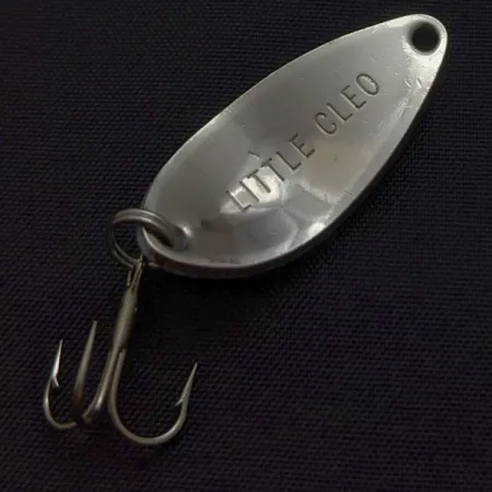 Seneca Little Cleo Spoon, Nickel/Blue Scale, 3/16 oz (5 g), #24457