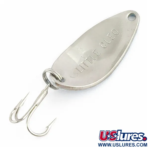 Seneca Little Cleo Spoon, Nickel/Blue Scale, 3/16 oz (5 g), #24457