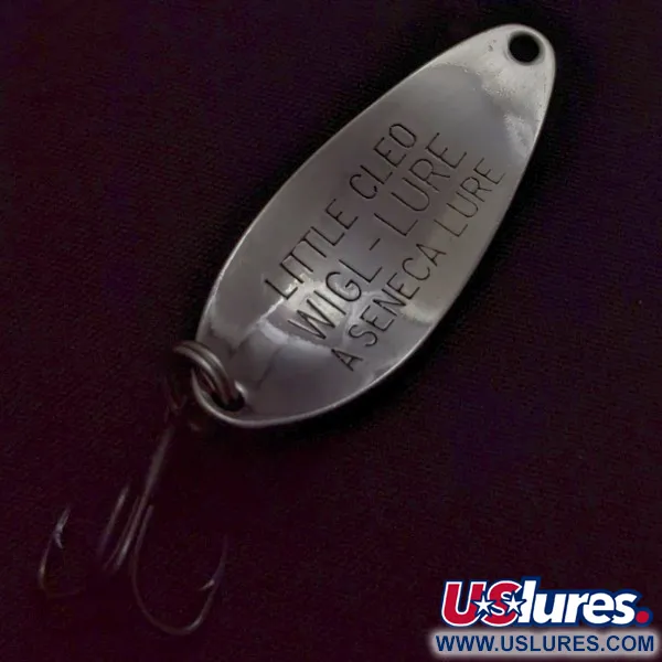 Seneca Little Cleo Spoon, Nickel, 1/4 oz (7 g), Stamped, #24460