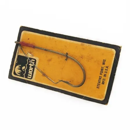 Vintage Worth Hook, Nickel, Wire Guard, #24486