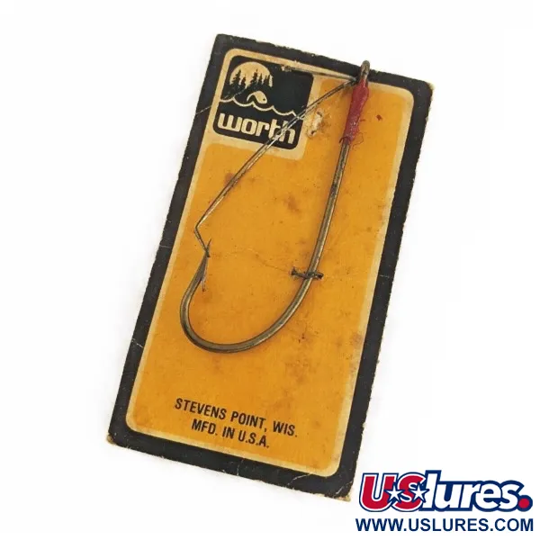 Vintage Worth Hook, Nickel, Wire Guard, #24486