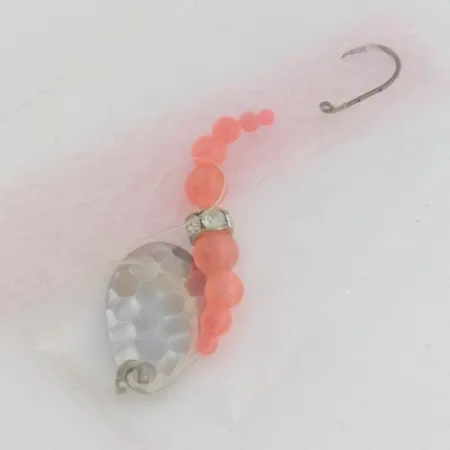 Mack's Lure Wedding Ring Spinner, Nickel/Pink, 1/16 oz (2 g), #24487