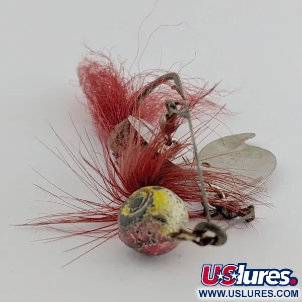 Jamison Shannon Twin Spinner, Nickel/Red, 1/3 oz (10 g), #24491