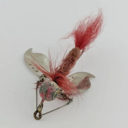 Jamison Shannon Twin Spinner, Nickel/Red, 1/3 oz (10 g), #24491