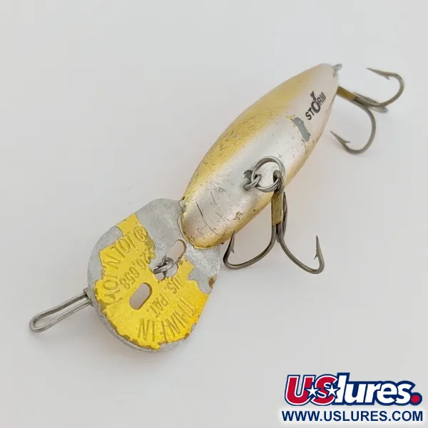 Vintage Storm Hot'N'Tot Thin Fin, Gold, 1/4 oz (6.5 g), #24493