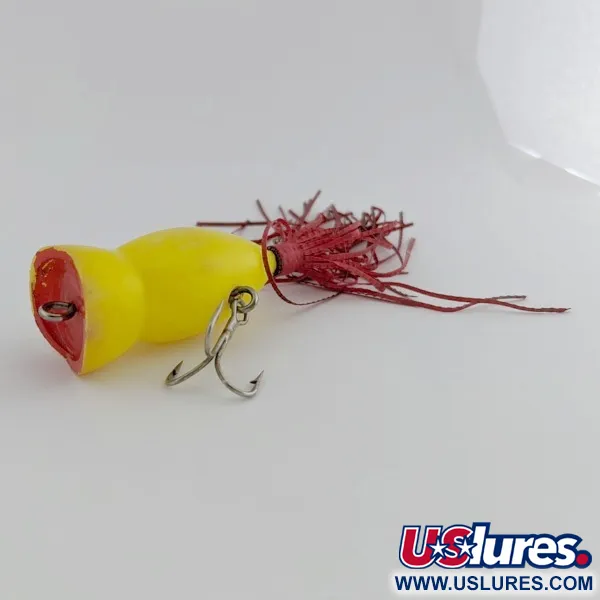Vintage Atlantic Lures Paradise Popper, Yellow, 1/3 oz (10g), #24494