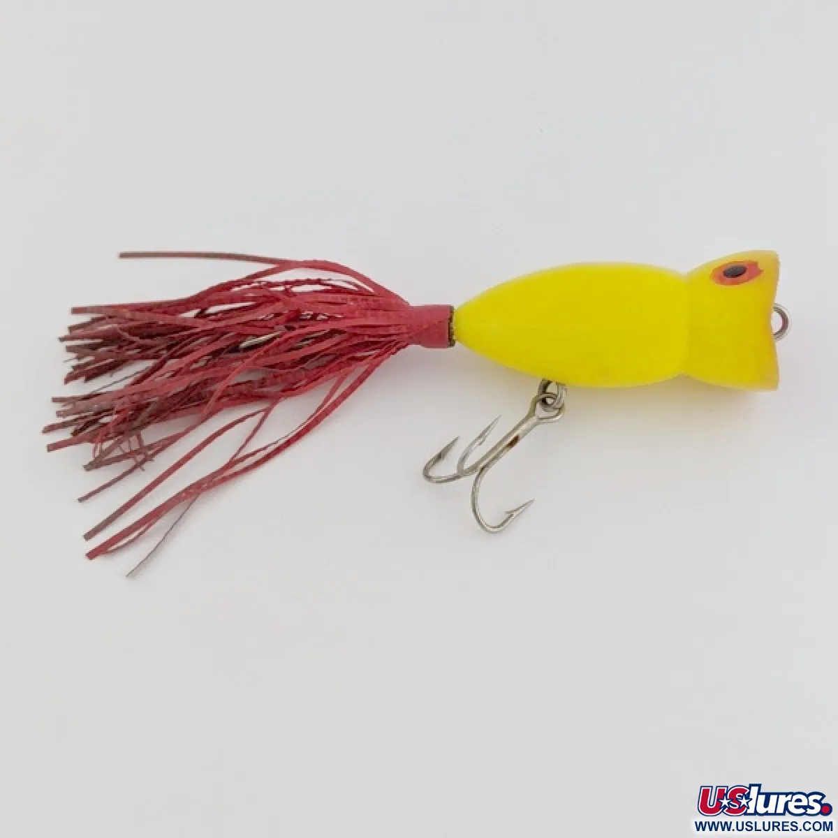 Vintage Atlantic Lures Paradise Popper, Yellow, 1/3 oz (10g), #24494