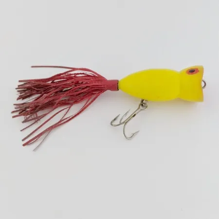 Vintage Atlantic Lures Paradise Popper, Yellow, 1/3 oz (10g), #24494