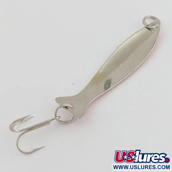 Vintage Worth Fly Rod Demon, Red/White/Nickel, 3/64oz(1.5g), #24497