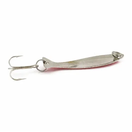 Vintage Worth Fly Rod Demon, Red/White/Nickel, 3/64oz(1.5g), #24497
