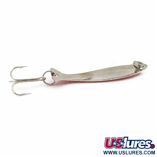 Vintage Worth Fly Rod Demon, Red/White/Nickel, 3/64oz(1.5g), #24497