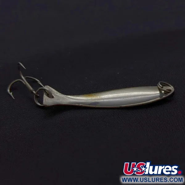 Vintage Worth Fly Rod Demon, Red/White/Nickel, 3/64oz(1.5g), #24497