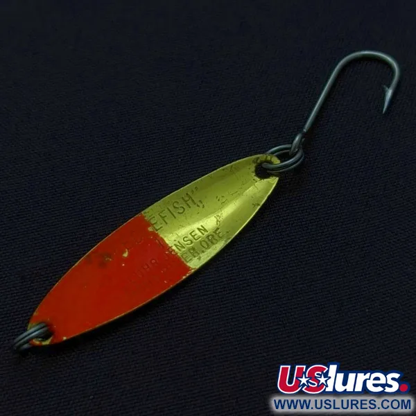 Luhr Jensen Needlefish 1 Spoon, Red Gold, 1/16 oz (2g), #24513