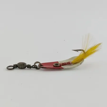 Vintage Weezel Rex Spoon, Red/White, 1/16 oz (1.7 g), Feather, #24517