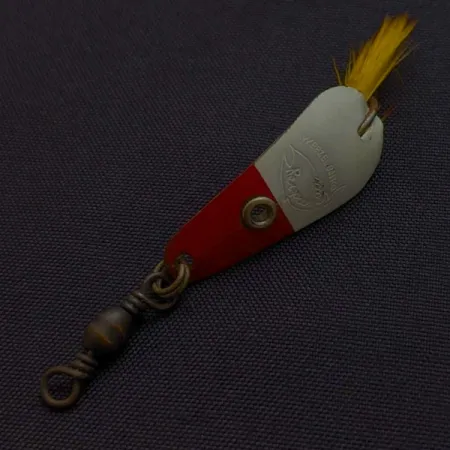 Vintage Weezel Rex Spoon, Red/White, 1/16 oz (1.7 g), Feather, #24517