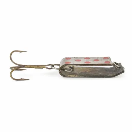 Jake's Lures Lil Jake Spoon, Nickel/Red, 1/3 oz (9 g), Folded Body, #24520