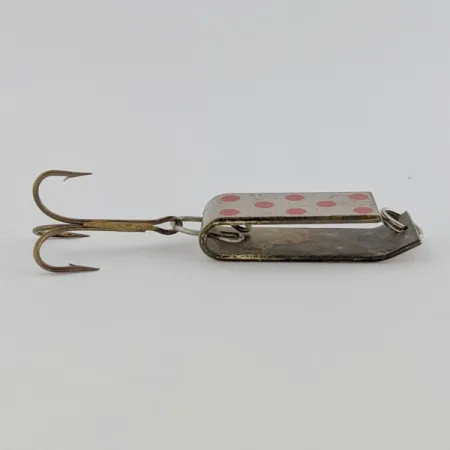 Jake's Lures Lil Jake Spoon, Nickel/Red, 1/3 oz (9 g), Folded Body, #24520