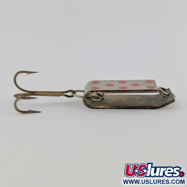 Jake's Lures Lil Jake Spoon, Nickel/Red, 1/3 oz (9 g), Folded Body, #24520