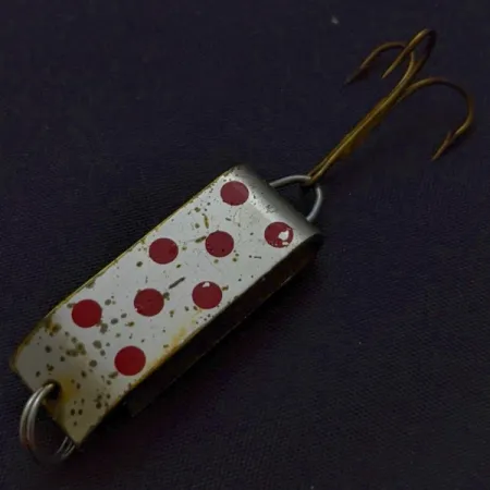 Jake's Lures Lil Jake Spoon, Nickel/Red, 1/3 oz (9 g), Folded Body, #24520