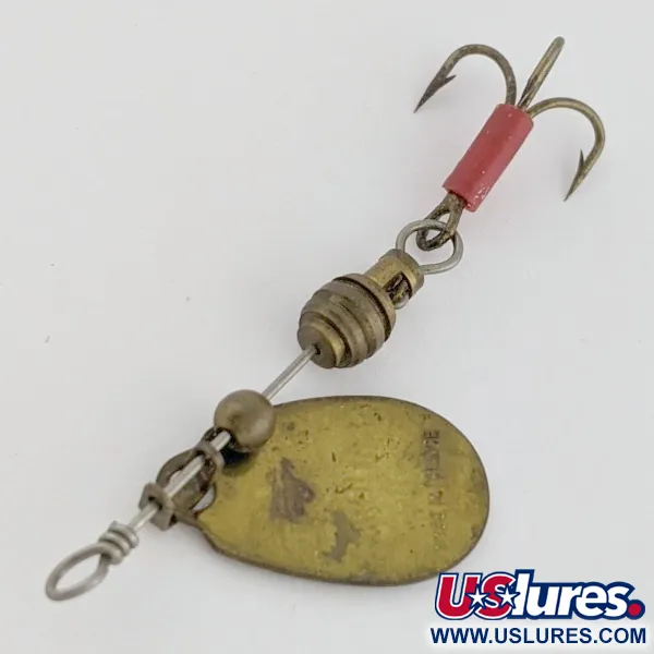 Vintage Veltic 1 Spinner, Brass, 1/16 oz (2 g), Red Hook Sleeve, #24523
