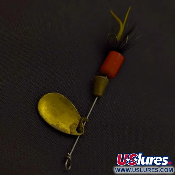 Vintage Colonel Spinner, Brass, 1/8 oz (4 g), Dressed Hook, #24524