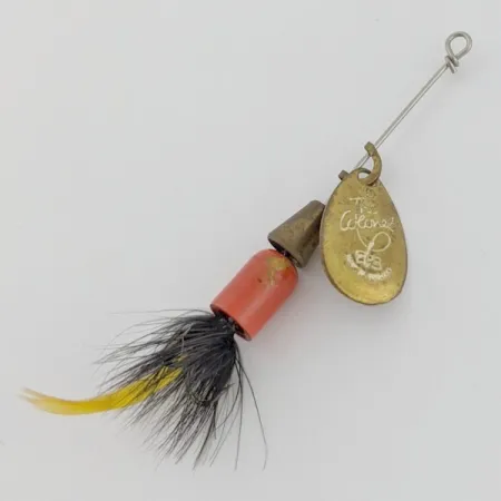 Vintage Colonel Spinner, Brass, 1/8 oz (4 g), Dressed Hook, #24524