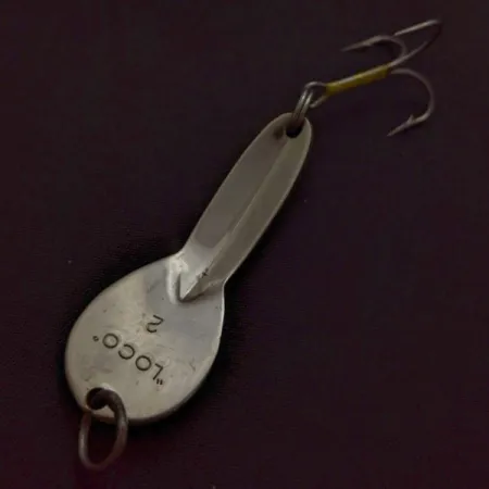 Glen Evans Loco 2 Spoon, Nickel, 1/4 oz (7 g), Tape Insert, #24528