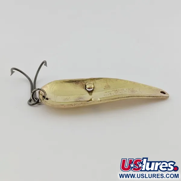 1950s Katch King Weedless Spoon, Brass, 1/4 oz (7 g), #24529