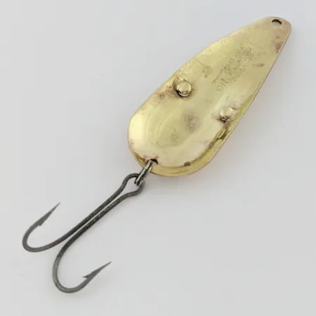 1950s Katch King Weedless Spoon, Brass, 1/4 oz (7 g), #24529