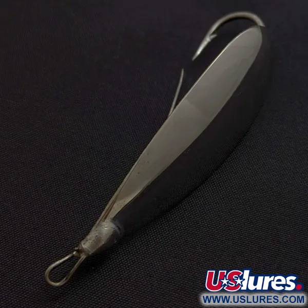 Vintage Johnson Silver Minnow Weedless, Nickel, 2/5oz (12g), #24548