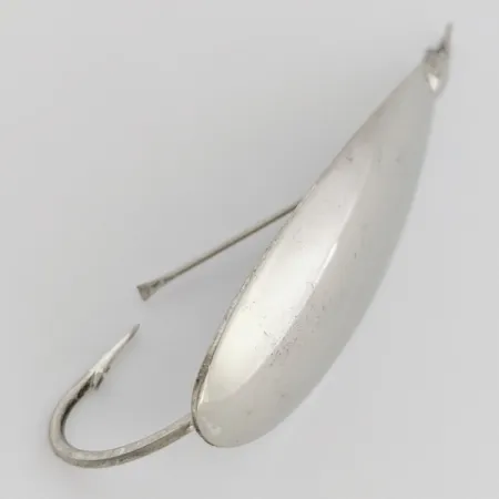 Vintage Johnson Silver Minnow Weedless, Nickel, 2/5oz (12g), #24548