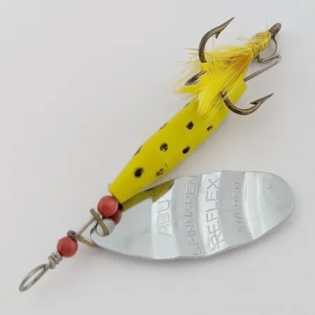 Abu Garcia Spinnaren Reflex, Yellow/Nickel, 1/4 oz (7 g), #24553