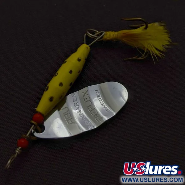 Abu Garcia Spinnaren Reflex, Yellow/Nickel, 1/4 oz (7 g), #24553