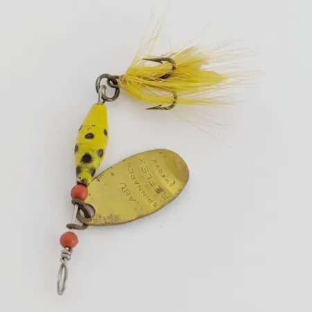 Abu Garcia Reflex Spinner, Brass/Yellow, 1/8 oz (3.2 g), #24554