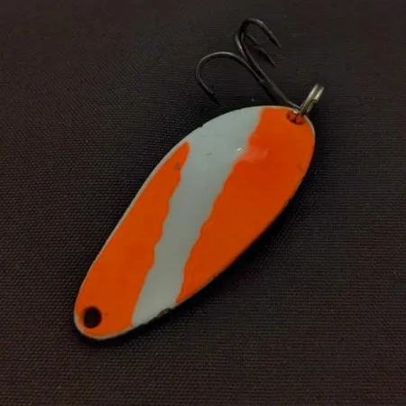 Seneca Little Cleo UV Spoon, Orange/White, 1/4 oz (7 g), UV, #24555