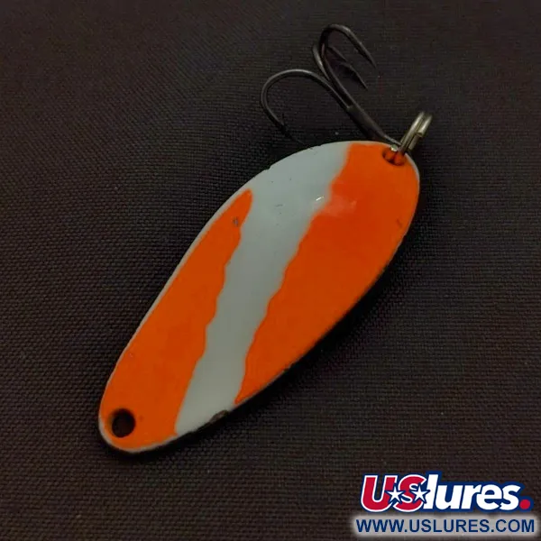 Seneca Little Cleo UV Spoon, Orange/White, 1/4 oz (7 g), UV, #24555