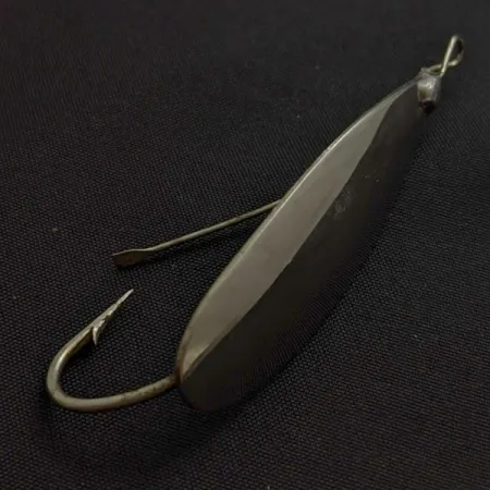 Vintage Johnson Silver Minnow Spoon, Nickel, 2/5oz (12g), Weedless, #24556