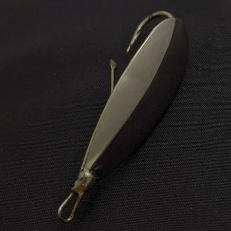 Vintage Johnson Silver Minnow Spoon, Nickel, 2/5oz (12g), Weedless, #24556