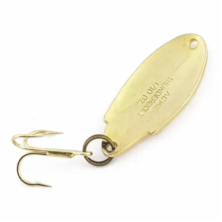 Vintage Acme Thunderbolt Spoon, Gold, 1/8 oz (3.5g), Stamped, #24557