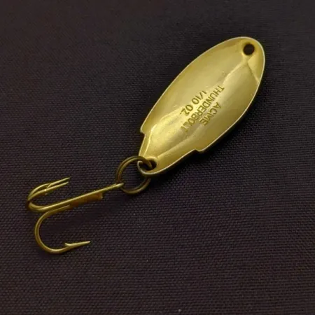 Vintage Acme Thunderbolt Spoon, Gold, 1/8 oz (3.5g), Stamped, #24557