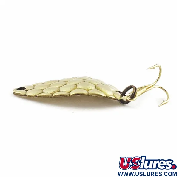 Acme Little Cleo Spoon, Gold, 1/8 oz (3.5 g), Bubbles, #24558