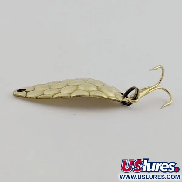 Acme Little Cleo Spoon, Gold, 1/8 oz (3.5 g), Bubbles, #24558