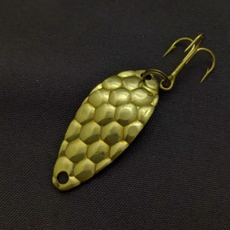 Acme Little Cleo Spoon, Gold, 1/8 oz (3.5 g), Bubbles, #24558