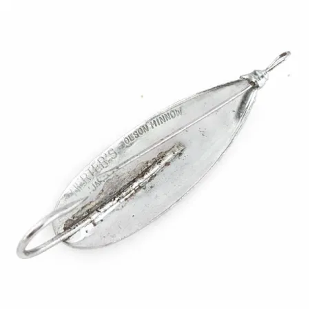 Vintage Herter's Olson Minnow Spoon, Nickel, 1/4 oz (7g), Weedless, #24567