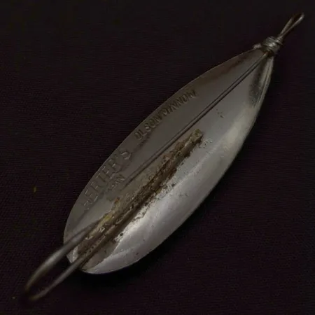 Vintage Herter's Olson Minnow Spoon, Nickel, 1/4 oz (7g), Weedless, #24567