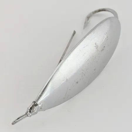 Vintage Herter's Olson Minnow Spoon, Nickel, 1/4 oz (7g), Weedless, #24567