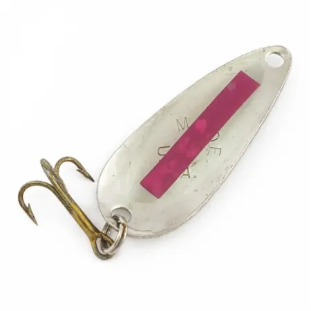 Worth Chippewa Spoon, Nickel Pink, 3/16 oz (6g), Hammered, #24573